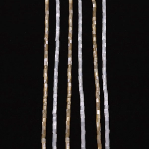 Natural Sea Shell Cylindrical Tube Loose Beads Mother Of Pearl Straight Hole Beads For DIY Jewelry Making Accessory
