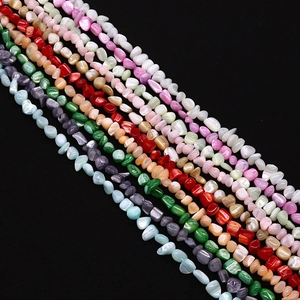 Natural Sea Shell Irregular Color Chips Beads DIY Necklace Bracelet Jewelry Making Accessories For Women Handmade Gift