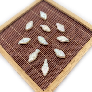Irregular baroque freshwater pearls in diamond shape for DIY jewelry making