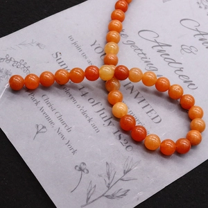 Natural red aventurine round stone beads for DIY jewelry making necklaces and bracelets