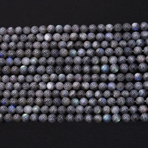 Natural labradorite beads with blue flash for DIY jewelry making and necklace