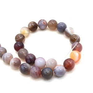 Mixed color natural Persian Agate round beads for DIY jewelry making necklaces