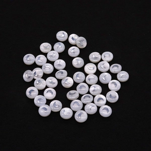Natural White Shell Round Beads 6mm With Silver Lightning Moon Tree Of Life Patterns For DIY Necklace Bracelet Jewelry Making