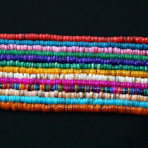 Gekleurde 6-8mm schelpkraaltjes voor DIY-sieraden met natuurlijke parelmoerglans