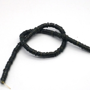 Platte donkergroene zoetwater schelp heishi kralen voor DIY sieraden en kettingen