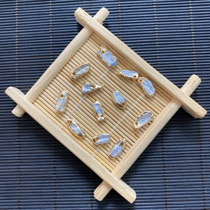 Irregular baroque freshwater pearls with gold edges for DIY jewelry making