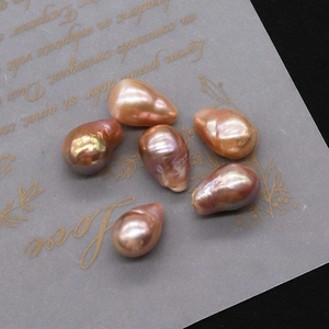 Edison Barockperlen in Lila und Gold für DIY-Schmuckketten mit hohem Glanzfaktor