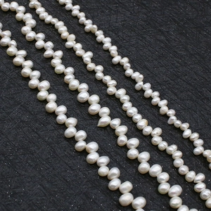 Natural Freshwater Pearl Rice Beads Loose Strand High Luster Baroque Pearls DIY Jewelry Components Necklace Making Supplies