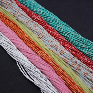 Perles Tubes Cylindriques en Pierre Naturelle Pour Fabrication de Bijoux DIY Couleurs Multiples Texture Marbrée Perles Heishi