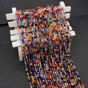 Gefacetteerde kralen van natuursteen in diverse kleuren voor DIY sieraden maken