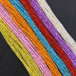 Bunte 2-4mm Süßwasser-Muschelperlen für DIY-Schmuckherstellung und Halsketten-Zubehör