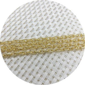 Gouden koperen gedraaide schakelketting 4x6mm voor DIY sieraden maken ketting en armband