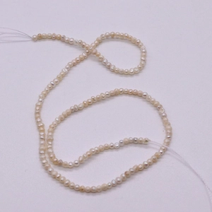 Natürliche 2-3 mm Süßwasserperlen-Strang für DIY-Schmuckherstellung und Perlenarbeiten