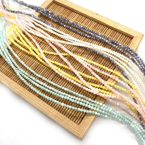 Piccole perle tonde di conchiglia naturale 2mm in vari colori per la creazione di gioielli DIY