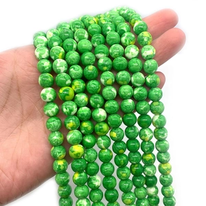 Natürliche grüne Kaiserstein Perlen 8-10mm für DIY Schmuckherstellung Armbänder