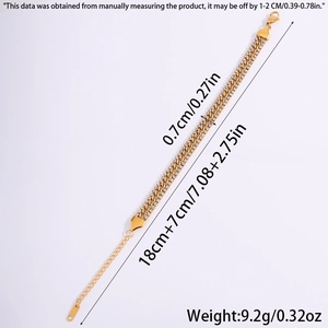 Detail view of 0.7cm wide gold-plated Cuban chain with sparkling zircon inlay measurements