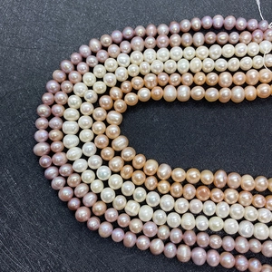 Natural freshwater pearls in mixed colors for DIY jewelry necklaces and bracelets