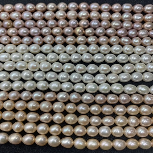 Perles de culture d'eau douce naturelles multicolores pour la création de bijoux DIY