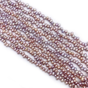 Unregelmäßige Süßwasserperlen in Lavendel und Violett für DIY-Schmuckherstellung