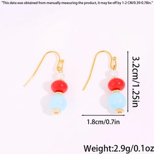 Tableau des tailles pour boucles d'oreilles en or 18 carats avec pierres naturelles