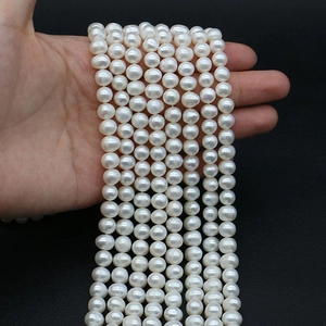 High quality natural white freshwater pearl beads for handmade jewelry DIY projects