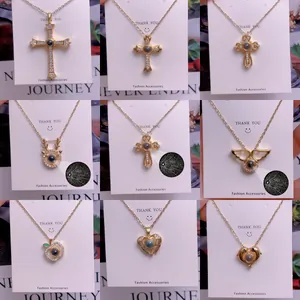 Titanstahl Projektionskette 100 Sprachen Ich Liebe Dich Herz Kreuz Hirsch Anhänger Zirkonia Halskette Für Damen Schmuck Geschenk