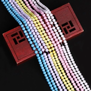 Cuentas Redondas Facetadas de Piedra Natural para Creación Joyería DIY Collares Pulseras Hilo Cuentas Sueltas Accesorios Moda