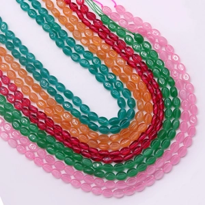 Multicolor ovale kattenoog steen kralen voor DIY sieraden maken kettingen en armbanden
