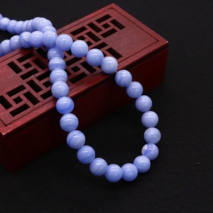Natural Stone Loose Beads Polished Round Striped Agate Style Synthetic Jade For DIY Jewelry Making Necklaces Bracelets Accessory