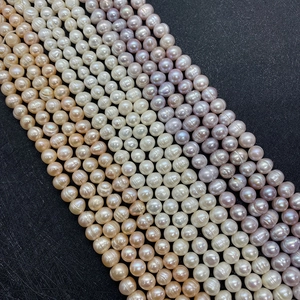 Natural Freshwater Pearl A Grade Rice Shape Irregular Round Loose Beads Strand For DIY Necklace Bracelet Making Jewelry Accessories