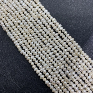 Natürliche Künstliche Perlen Klasse A Weiß Rund Barock Lose Künstliche Perlenstrang Für DIY Schmuckherstellung Halskette Armband Zubehör