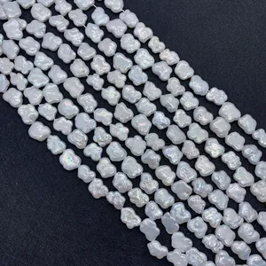 Perles baroques naturelles d'eau douce 10x15mm en forme de papillon pour bijoux DIY