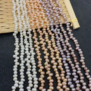 Natural Freshwater Pearl Rice Beads Baroque Irregular Loose Beads For DIY Jewelry Making Necklaces Bracelets Accessories