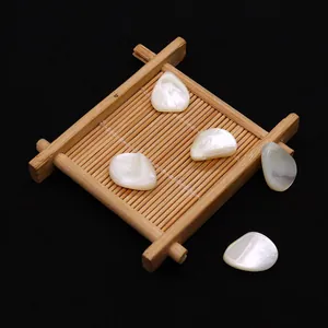 Natürliche weiße Perlmuttschale Tropfenperlen 15x20mm für DIY Schmuckherstellung