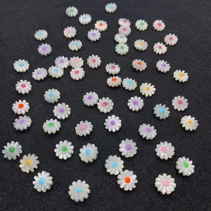 Perle margherita in madreperla naturale 10mm 12mm per la creazione di gioielli DIY