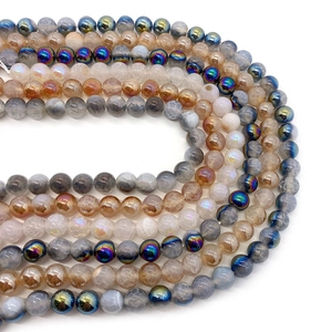 Drakenader agaat kralen en gegalvaniseerde stenen voor DIY sieraden maken