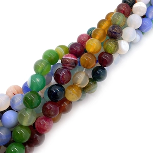 Natuurlijke drakenader agaat ronde kralen voor DIY-halskettingen en sieraden maken