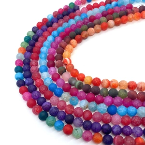 Gematteerde drakenader agaat kralen in gemengde kleuren voor DIY-sieraden