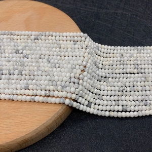 Gefacetteerde witte turquoise schijfkralen voor DIY-kettingen en armbanden van kwaliteit