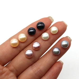 Natural freshwater pearls in five colors including white, pink, black, gold and silver gray