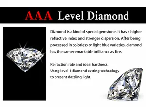 Detailansicht eines runden AAA-Zirkonia mit Brillantschliff und erstklassiger Qualität