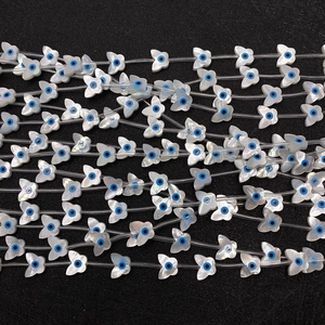 Natürliche Schmetterling Perlmuttaugen Perlen 6x9mm für DIY Schmuck und Halsketten