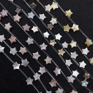 Natürliche Sternperlen aus Muscheln in bunten Farben für DIY Schmuck und Armbänder