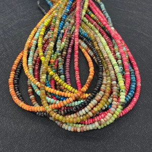 Kleurrijke platte keizersteen kralen in schijfvorm voor DIY sieraden en halskettingen