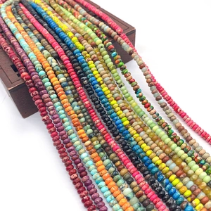 Natuursteen Keizer Jaspis Disc Kralen Abacus Vorm Losse Kralen Voor DIY Sieraden Maken Armband Ketting Accessoires