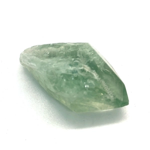 Natürlicher grüner Bergkristall Anhänger 10x38mm unregelmäßiger Schmuckstein für DIY Ketten