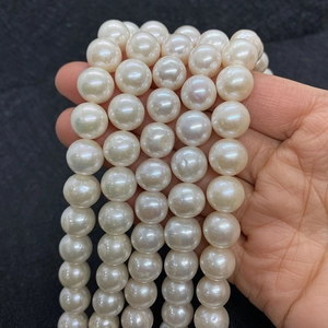 Strands of AAA grade natural white freshwater pearls for DIY jewelry making
