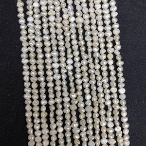 Natuurlijke witte barokke zoetwaterparels voor DIY-sieraden zoals kettingen