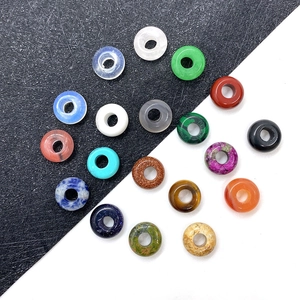 Colorful 4x10mm natural stone abacus beads for DIY necklace and bracelet crafting