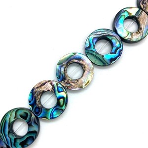 Natuurlijke iriserende abalone schelp kralen voor DIY sieraden maken accessoires